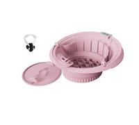 Bol portable en silicone pour le visage avec moniteur de température intégré et compartiment à glace pour une utilisation efficace des soins de la peau, bain de glace apaisant pour la peau