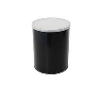 Vivezen - Bol, pot vide pour chauffe cire 800 ml en aluminium - Diam 10 cm x H 13 cm - Noir