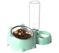 Bol pour animaux de compagnie, bol de nourriture pour chien | Bol de nourriture pour chat incliné à 16 degrés avec distributeur d'eau - Plat amovible pour chat, bol d'alimentation pour animaux de comp