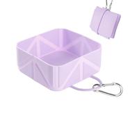 Bol Pour Animaux De Compagnie Pliable Portable, Utilisation Extérieure Polyvalente, 10,5x10.5x4.5cm / 4.13x4.13x1,77 Pouces, Mangeoire De Chiens, Bol De Voyage Pour Chiots, Matériaux Sûrs, Pour Marche