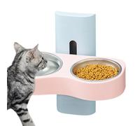 Bol pour animaux de compagnie réglable à hauteur - bol à double alimentation amovible | Chien et chat Faisseur d'eau polyvalente réduisant le fardeau sur le cou et le dos pour assistance alimentaire p