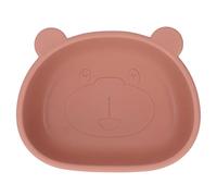 Bol pour bébé de Dessin animé, Bol à Ventouse Sûr pour Enfant en Forme de Panda en Silicone Souple et Agréable pour les Voyages (Bol en silicone)