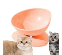 Bol pour Chat | 20 cl Mangeoire Anti-Renversement avec Support De Cou,Bol d'eau Incliné 15 Degrés | pour Chiens Chats et en Intérieur Extérieur et Voyage