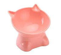 Bol pour chat - Bol alimentaire surélevé | Assiette inclinée adaptée au whisky | Bol plat anti-vomi pour nourriture et eau | PET - Accessoires d'alimentation pour réduire l'étirement