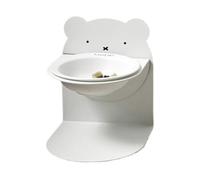 Bol pour Chat - Récipient Nourriture Sèche et Humide Distributeur Anti-Renversement - Support Réglable en Hauteur pour Repas en Extérieur Et Intérieur