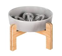 Bol pour Chat Surélevé en Céramique Gamelles Surélevées en Céramique pour Chat Bol De Nourriture Surélevé pour Chat Mangeoire Surélevée pour Animaux De Compagnie pour Animaux De Compagnie 10x10x12 Cm