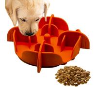 Bol pour chien alimentation lente - bol de puzzle pour chien | Anti Gulping sain pour manger sain bols pour chiens élevés | Matériau en silicone, bols d'alimentation pour animaux dôme