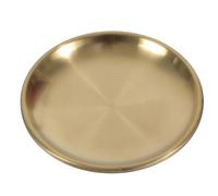 Bol pour chien de grande capacité bol plat en acier inoxydable chats alimentation antidérapante pour petits médias grands chiens alimentation portable pour chat