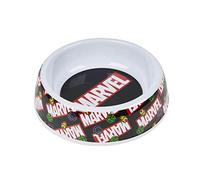 Bol pour chiens thème Avengers Marvel en plastique dur 500 millimètres Dimensions 18 x 5 Centrimètres Hulk Iron Man