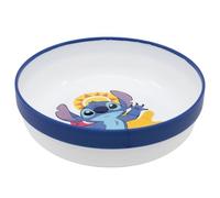 Bol pour enfant réutilisable bicolore avec base antidérapante Stitch