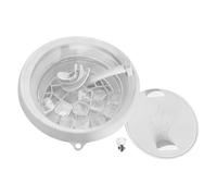 Bol pour le visage pour glace avec bac à glace intégré, tube respiratoire et couvercle, bol de bain pliable en silicone pour ice du visage pour plongée à froid, raffermissement de la peau