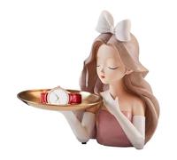 Bol pour porte-clés - Porte-clés multifonction pour poupée, plateaux à clés au design unique | Ornements d'entrée Alice, décoration de bureau avec bol à clés, assiette à clés avec ce