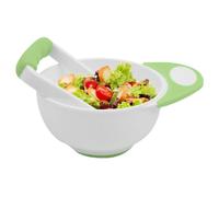 Bol presse-purée de légumes, ensemble de machine alimentaire | Bol à purée pour aliments avec long manche, outil de purée sans effort, bol d'alimentation pratique pour les soins de la