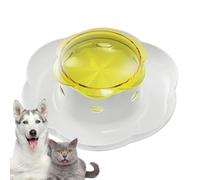 Bol puzzle pour chien - Dresseur d'alimentation lente, distributeur de friandises à pousser pour manger avec design attrayant, jouet anti-ennui pour animaux de compagnie avec base antidérapante