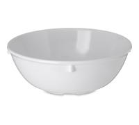 Bol r utilisable en plastique Dallas Ware de Carlisle FoodService Products pour buffets, maison et restaurants, m lamine, 283 g, blanc (paquet de