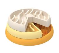 Bol Ralentisseur,Accessoires Animaux Anti-Étouffement À 3 Couches - Bol À Nourriture pour Chien Mangeur Lent | pour Enrichissement Stimulation Anti-Ennui Prévention Ballonnements Aide
