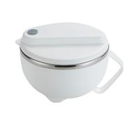 Bol rameen avec couvercle - Boîte à déjeuner sans tracas, tasse à soupe, cuisson de nouilles en acier inoxydable | Cuiseur rameen avec poignée pour soupe, flocons d'avoine, gombo, salade, riz, céréale