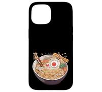 Bol Ramen Japonais - Design Amusant Bol de Nouilles Coque pour iPhone 15