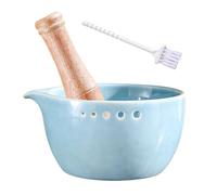 Bol râpe à l'ail en céramique pour cuisine, râper et hacher le gingembre, pour fromage, pomme de terre, agrumes, sauces, amateurs de cuisine, camping et maison
