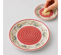 Bol râpe en céramique fait à la main, râpe à gingembre, râpe espagnole avec assiette à tomate, râpe à ail en céramique pour fromage, fruits, légumes, chocolat (style 7)