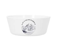 Bol Repas Bébé et Enfant Plastique - Il n'y a pas de planète B Écologie Environnement Biodiversité - Vaisselle Incassable pour Purée, Soupe, Céréales ou Goûter Compatible Micro-ondes Imprimé en France