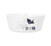 Bol Repas Bébé et Enfant Plastique - Origami Sculpture Papier Art Japon Asie Culture - Vaisselle Incassable pour Purée, Soupe, Céréales ou Goûter Compatible Micro-ondes Imprimé en France