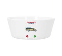 Bol Repas Bébé et Enfant Plastique - Philippines Is Calling Me Jeepney Travel Culture - Vaisselle Incassable pour Purée, Soupe, Céréales ou Goûter Compatible Micro-ondes Imprimé en France