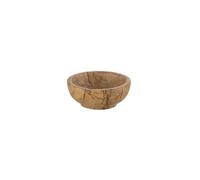 Bol rond en marbre ocre 11x11x4 cm J-Line