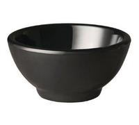 APS GF145 Bol rond en mélamine Noir 6,5 cm