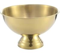 Bol Seau à Glace en Acier Inoxydable Durable, Refroidisseur à Champagne en Métal 13,5 L Grande Capacité, Décoration pour La Maison, Gold, 40 * 24.5Cm