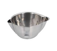 Bol séparateur de graisse d'huile en acier inoxydable |Outil de cuisine sûr et robuste pour des repas plus sains |Écumoire de soupe/sauce/bouillon simple à entretenir |Poignée