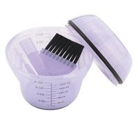 Bol Shaker 200ml & Pinceau Applicateur Parme Jet Set Sibel