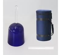 Bol Sonore De Méditation, Calice En Cristal Transparent, Avec Étui De Transport Et Percuteur En Acrylique, For La Méditation Et Le Soulagement Du Stress, Transparent(432Hz,7 Inch C Note)