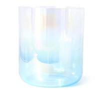 Bol Sonore En Cristal De Quartz Chakra 432 Hz, Bol Chantant À Lumière Cosmique De 7 Pouces, Bleu Dégradé Clair, Soulage La Fatigue Et L'anxiété, For Les Débutants Et Les Professionnels(F Note)