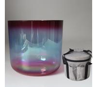 Bol Sonore En Cristal De Quartz De 15 Cm, Avec Étui, Maillet Et Joint Torique, For La Prière, Le Bouddhisme, Le Yoga, La Réduction Du Stress Et L'amélioration De L'état Émotionnel.(C4 tone,440hz)