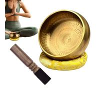 Bol sonore | Ensemble de bols chantants Népal en laiton | Aide au sommeil, relaxation profonde, décoration d'intérieur pour yoga, pleine conscience, bien-être, espaces de salon, studio, étagère