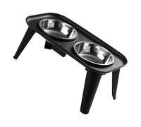 Bol surélevé en acier inoxydable pour animaux de compagnie avec relief du cou et base renversée pour grands chiens/chats Soulagement du cou Bol pour animaux de compagnie pour gros chien