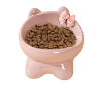 Bol surélevé en céramique pour chats - accessoire alimentaire, bol antidérapant | style élégant et fonctionnel pour mieux manger et prévenir les problèmes de santé, design ergonomique