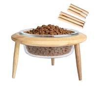 Bol Surélevé pour Chat | Écuelle Anti-vomissement Animal avec Support | Bol Incliné À Hauteur Réglable pour Chats - Maison Salon Cuisine Chambre Appartement Coin Repas Temps