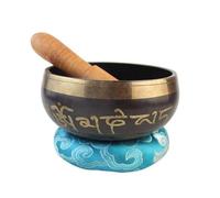 Bol Tibétain Bol chantant Musique avec son de Meditation et Relaxant Vertus effets Zen 7 Chakras Yoga Méditation Bol Tibetain