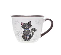 Bol en porcelaine Chat noir 500 ml