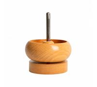 Bol Tourne-Perles En Bois Compact, S | Base Cylindrique Stable, Facile, Chargeur Perles avec Axe En Métal, pour Loisirs Créatifs