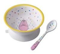 Bol ventouse avec cuillere Barbapapa Multicolore G