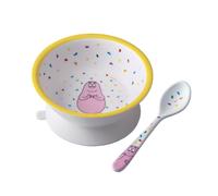 Bol ventouse avec cuillere Barbapapa Multicolore G