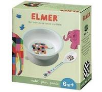 Bol Ventouse et cuillere Elmer Multicolore G