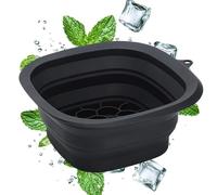 Bol Visage Glace - Bassin Silicone Eau Froide | Récipient Pliable Soins cutanés | Cuvette Compress Portable, Contenant rafraîchissant thérapie, étanche Souple pour Maison dortoir