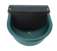 Bol Waterer Automatic Boul Beufee, Bol de Distributeur de mangeoires à Eau avec Boule de Flotteur de Couvercle pour Chevaux de Mouton de bétail