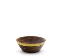 Bol Zairin jaune en bois d'acacia 100% FSC