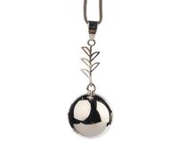 Bola - Bijou de grossesse Bola - Argenté avec feuilles - One size