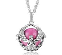 Bola de grossesse ange à ailes boule rose collier bijou future maman Multi G